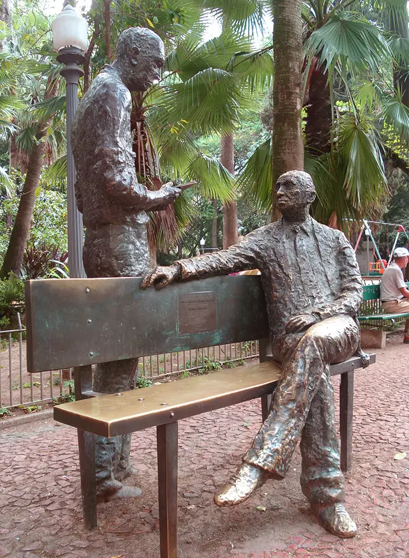 Mário Quintana e Carlos Drummond